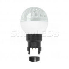 LED Лампа строб вместе с патроном для белт-лайта 50мм белая