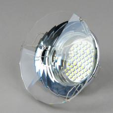 40340-CH  Точечный светильник(бол. прозр стекло )
